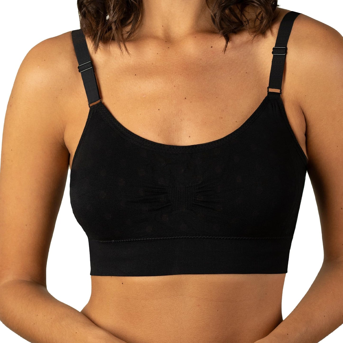 Coobie Seamless Scoopneck BraBlackLarge