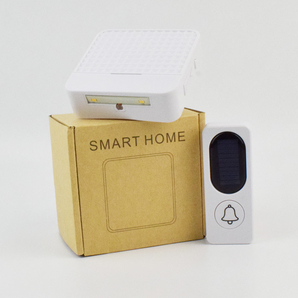 Solar Wireless Doorbell, Waterproof Smart Home Bell
