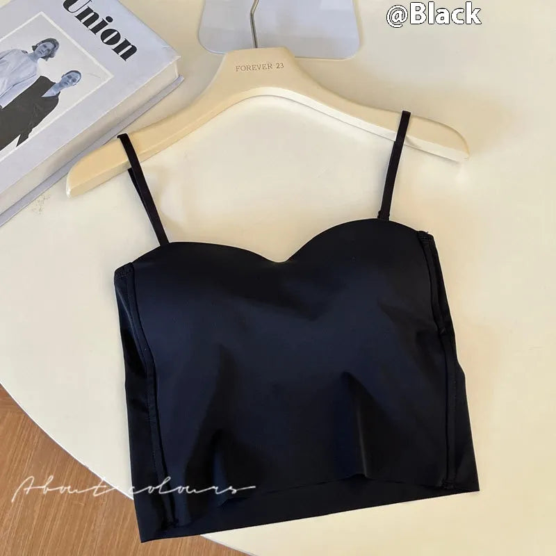 Silk Seamless French Vest