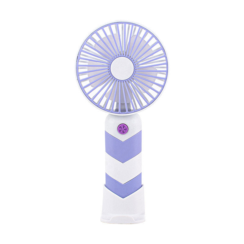 Portable USB Rechargeable Handheld Fan & Phone Stand