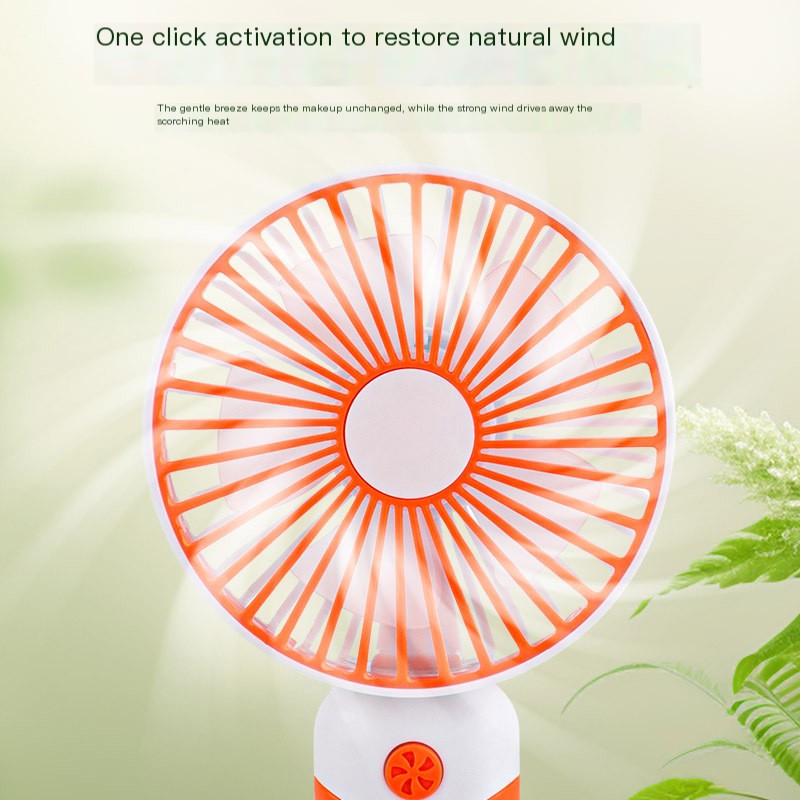 Portable USB Rechargeable Handheld Fan & Phone Stand