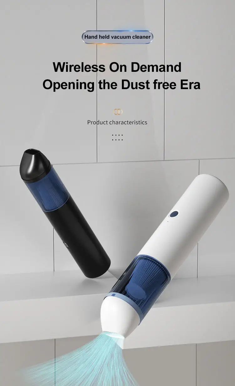 Portable Mini Handheld Cordless Car Vacuum Cleaner