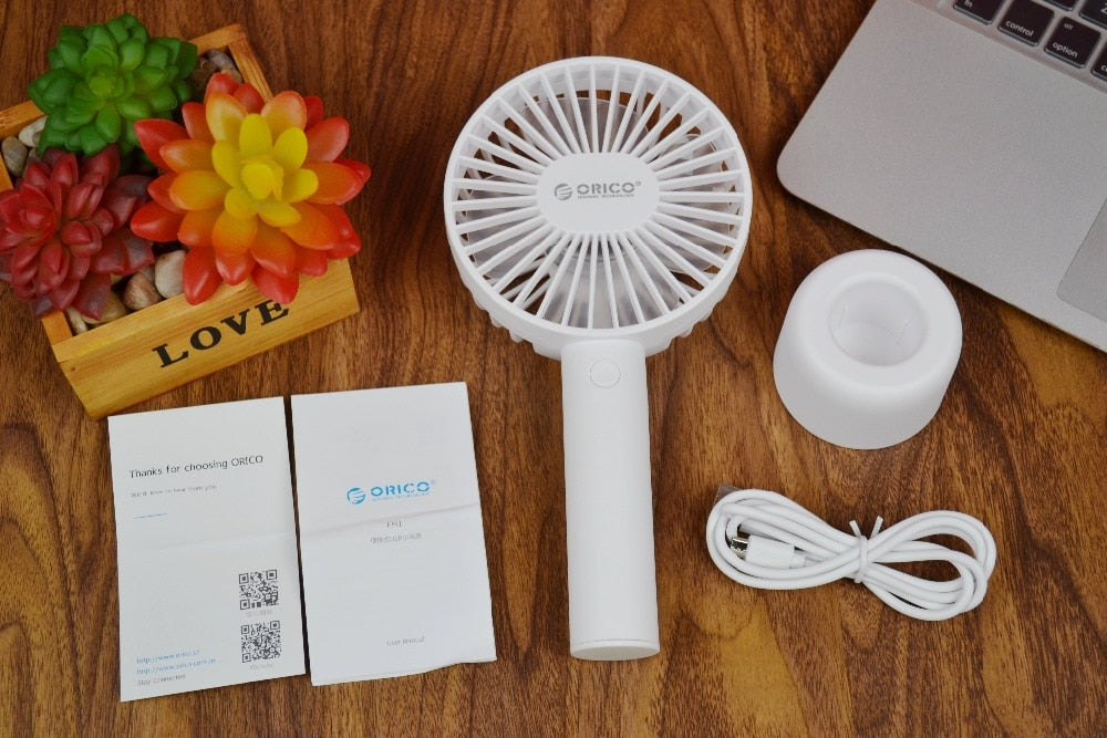 Portable Rechargeable USB Handheld Fan