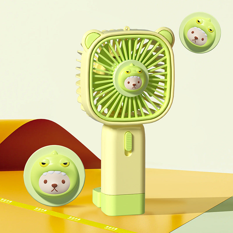 New Portable Rechargeable Teddy Handheld Mini Fan